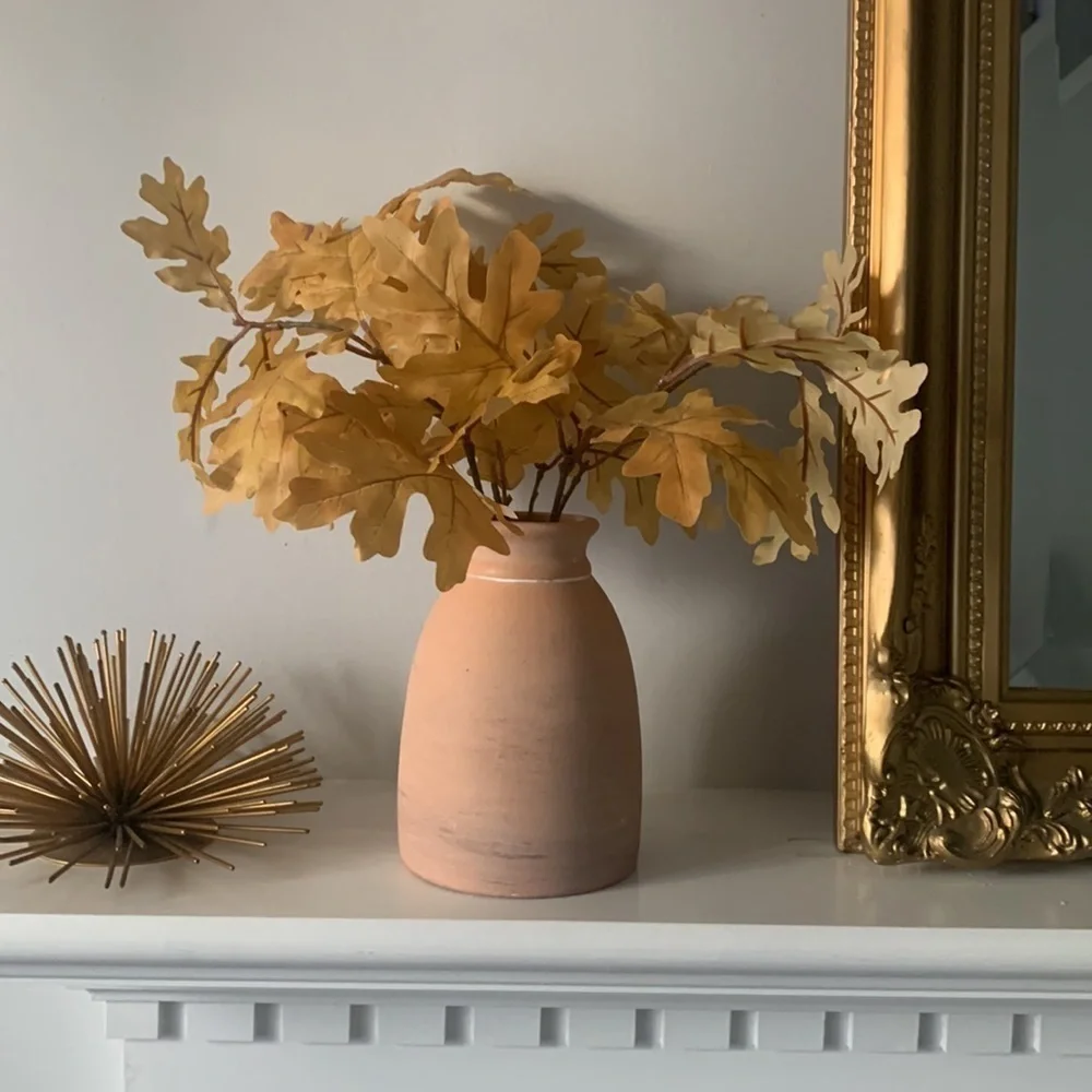 Decorative Tabletop Plant‎ Arrangement fall vase